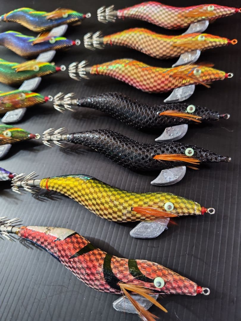 シ*ダ様 餌木猿　3.5寸　14本　 希少カラー　ケース付き