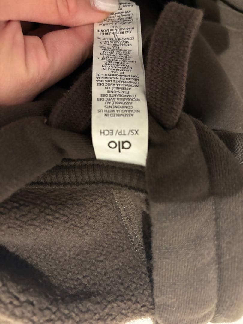 alo espresso Accolade フーディー　XS