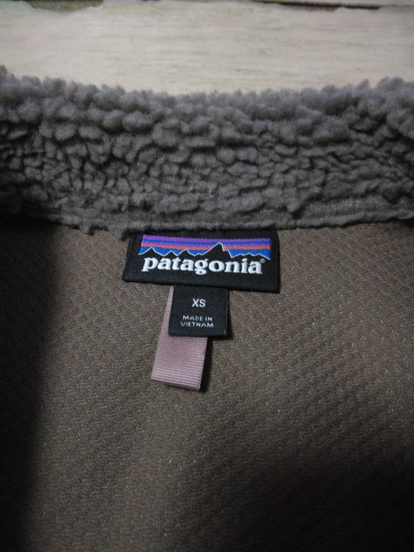 patagonia　レトロX　 フリースベスト XS グレー　ブラウン