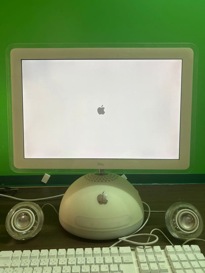 美品　20インチiMac G4 1.25GHzとキーボードとスピーカーのセット