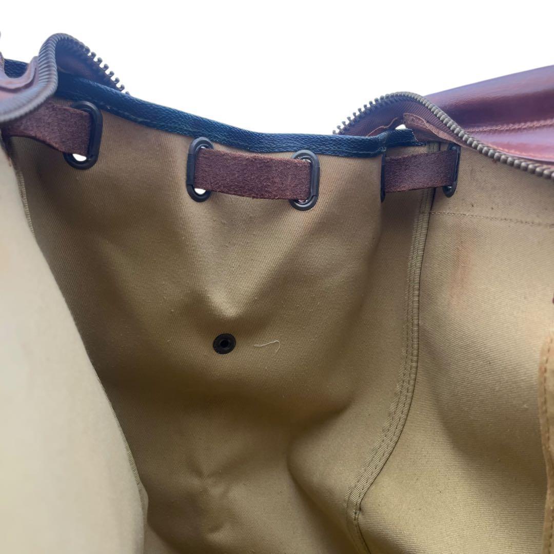 希少 ポロラルフローレン　ヴィンテージ ドクター ボストンバッグ PVC レザー