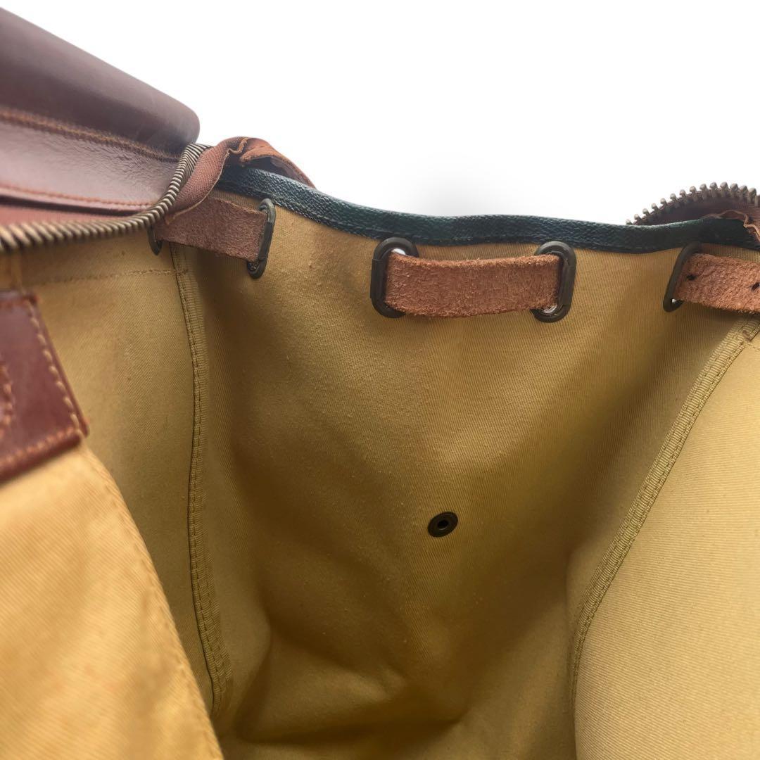 希少 ポロラルフローレン　ヴィンテージ ドクター ボストンバッグ PVC レザー