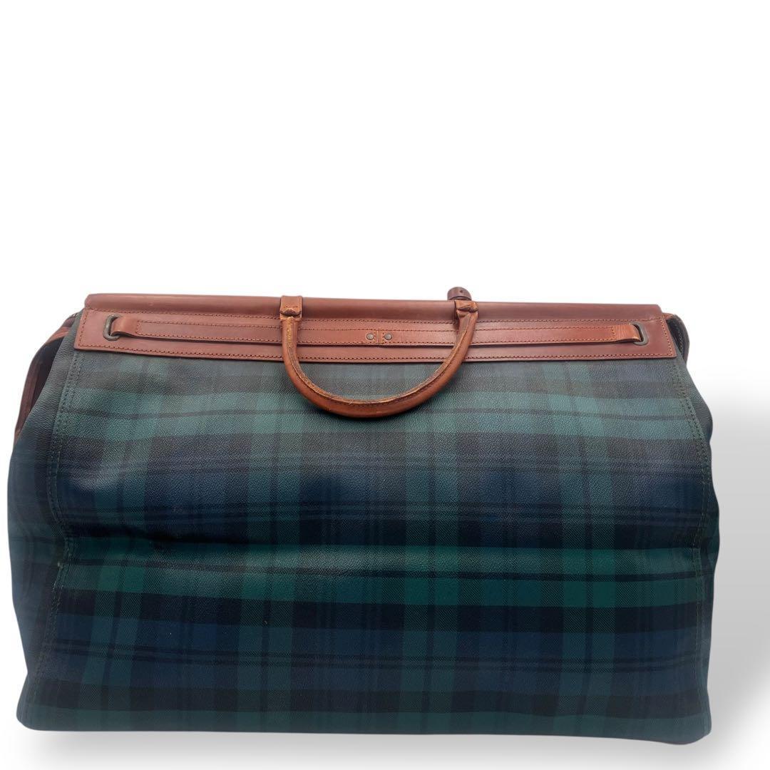 希少 ポロラルフローレン　ヴィンテージ ドクター ボストンバッグ PVC レザー