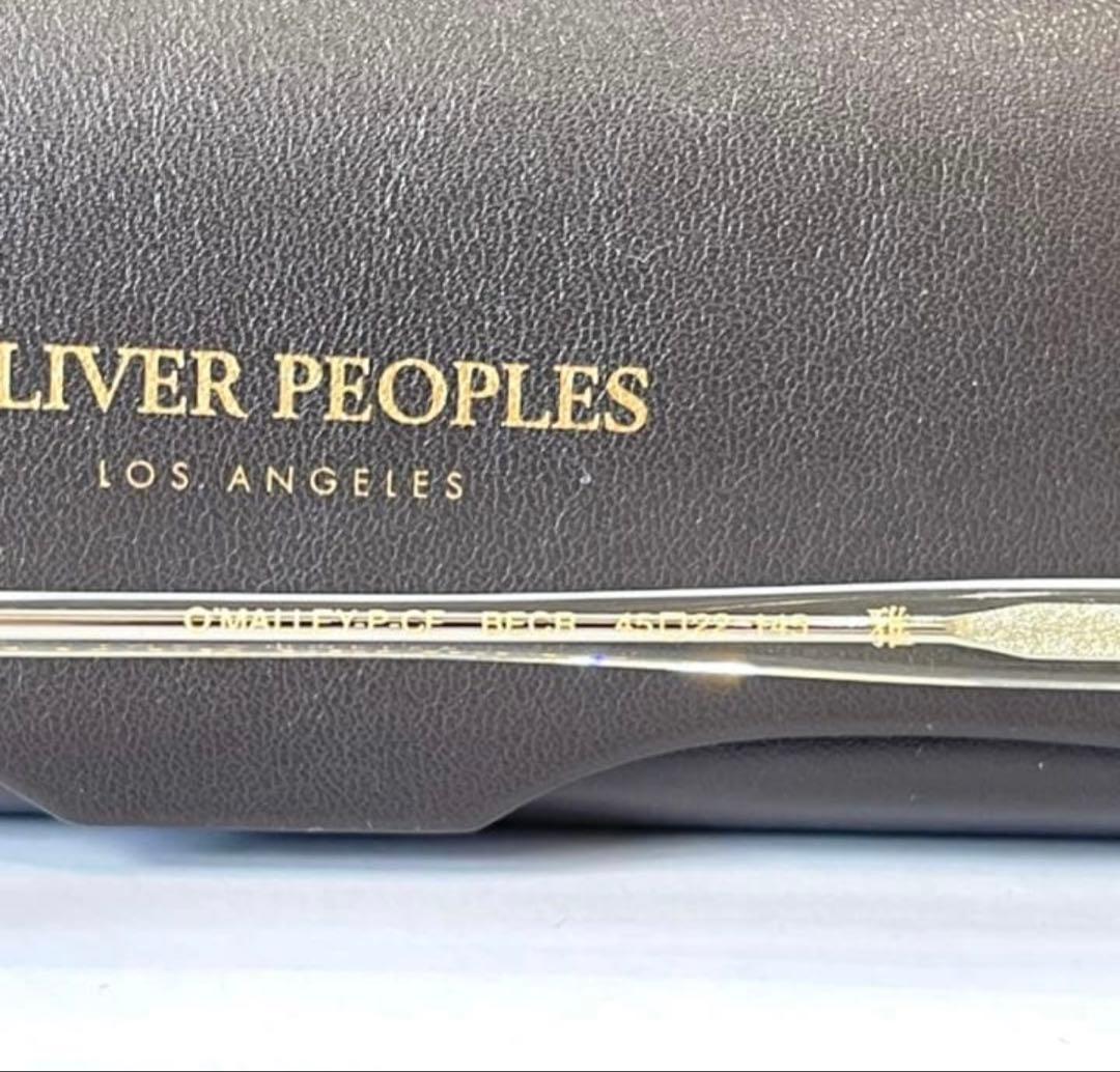 OLIVER PEOPLES クリアラウンドサングラス