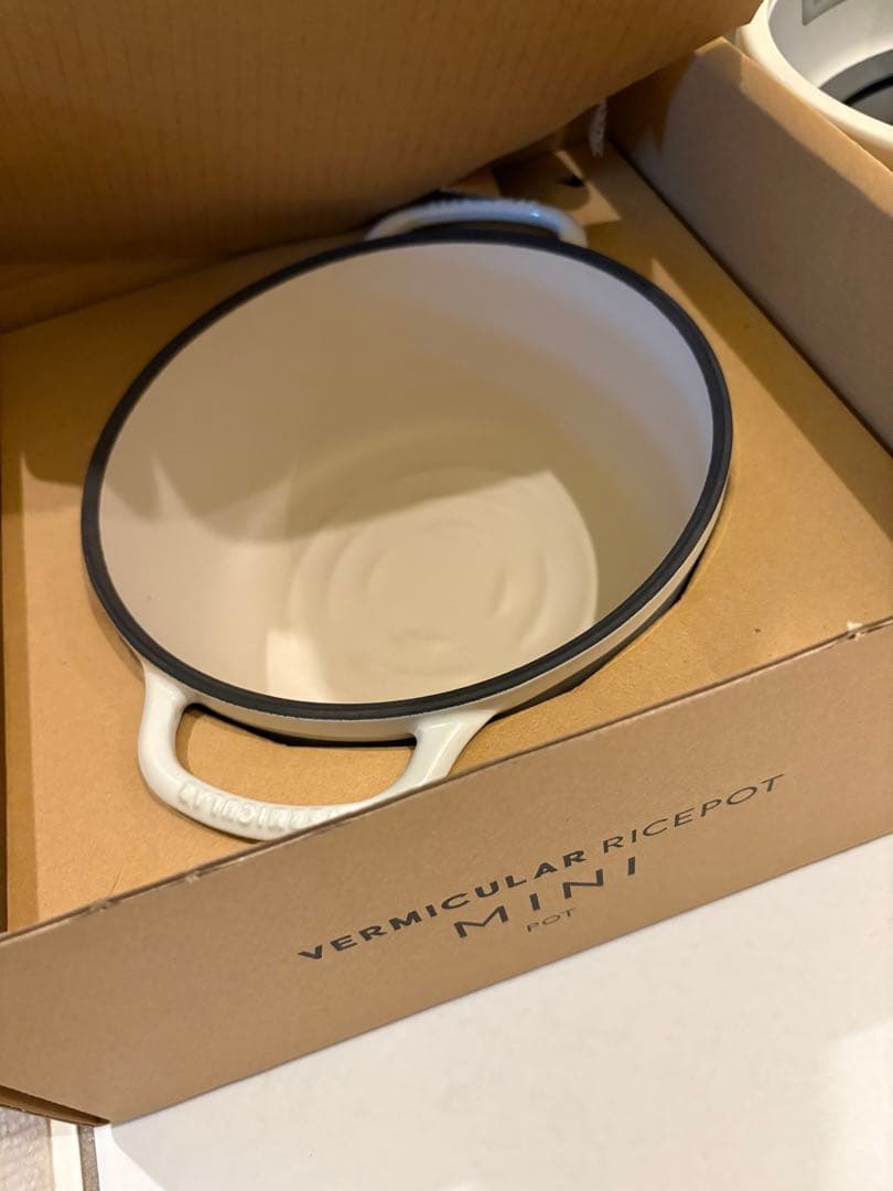 バーミキュラ ライスポットミニ 3合炊き RP19A-WH