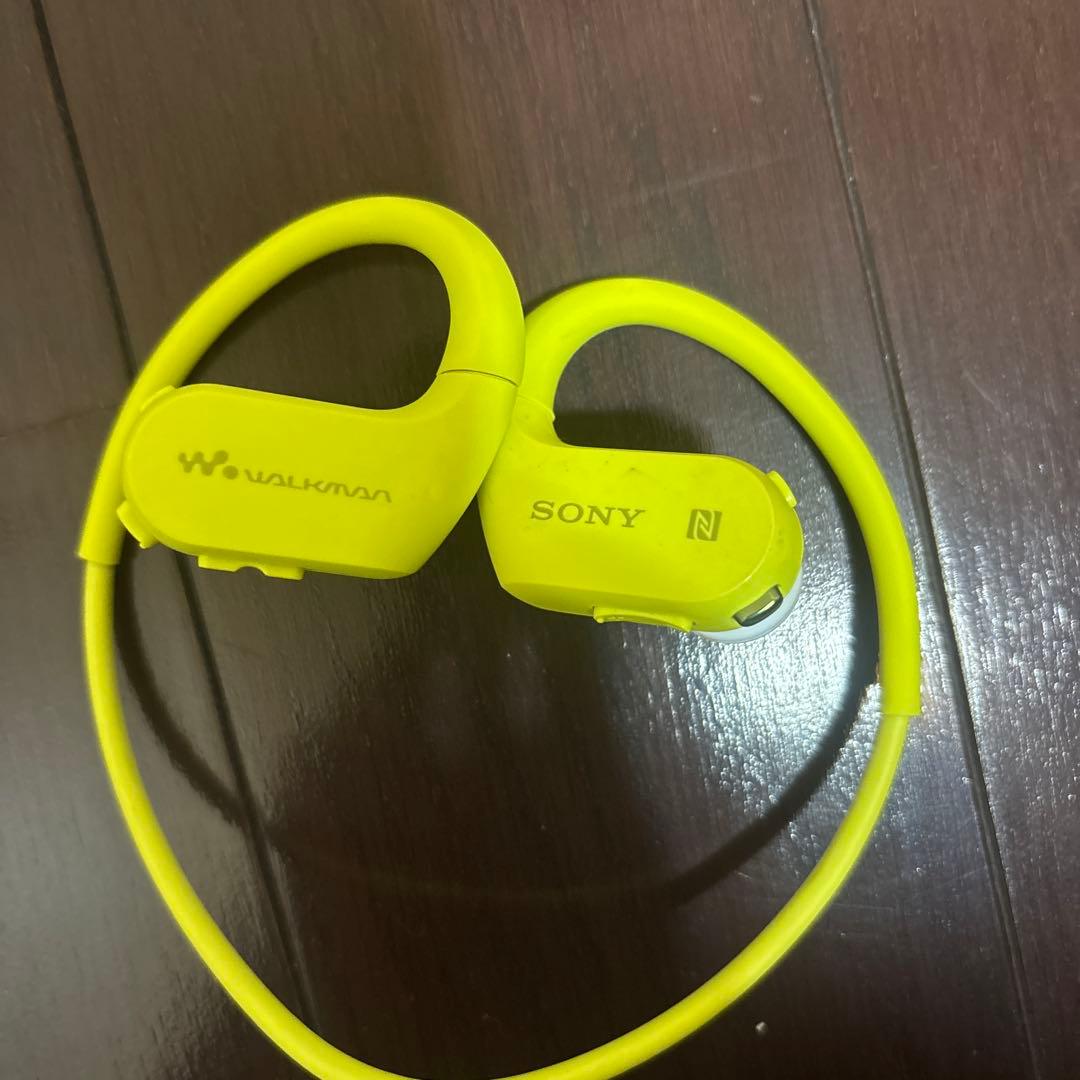 SONY NW-WS623 ワイヤレスイヤホン イエロー
