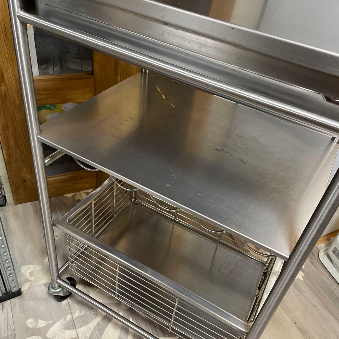 IKEA イケア GRUNDTAL グルンダール ステンレスワゴン