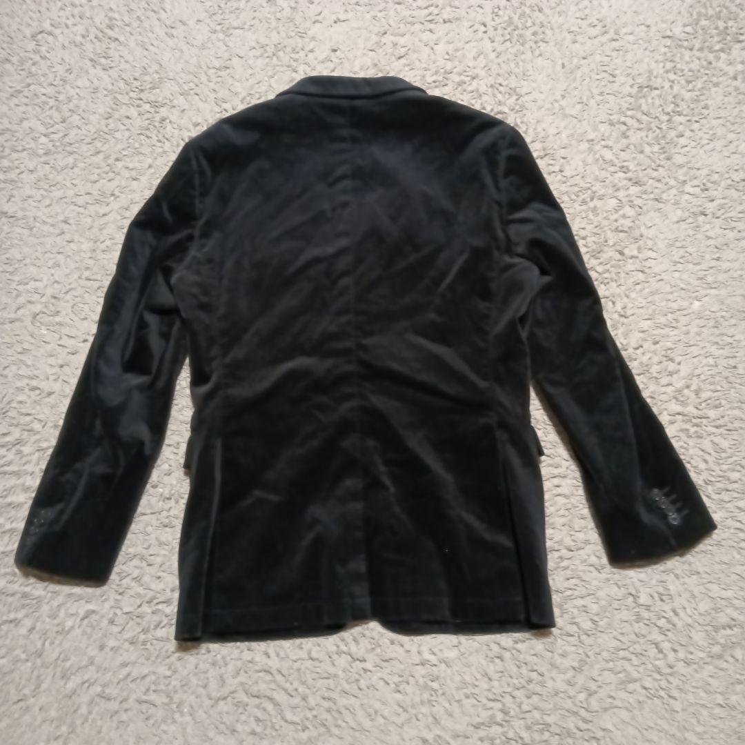 バーバリーブラックレーベル　L　ノバチェック　ベロアテーラードジャケット