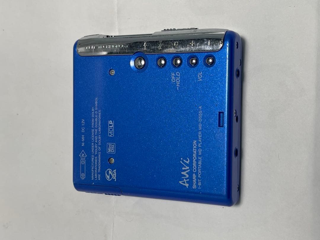 SHARP シャープ MD プレーヤー MD-DS55-A ブルー