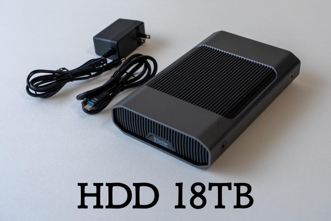 SanDisk Professional G-DRIVE 外付けHDD 18TB