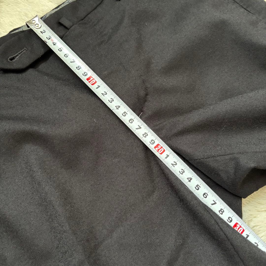 PT01 スラックス ノープリーツ ストレッチ ウール 46