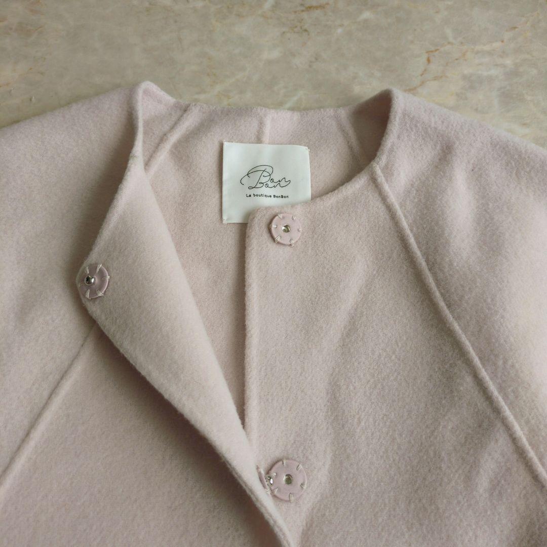 チョコ様　ラブティックボンボン　ライトラグランフレアコート　ピンク　Aライン