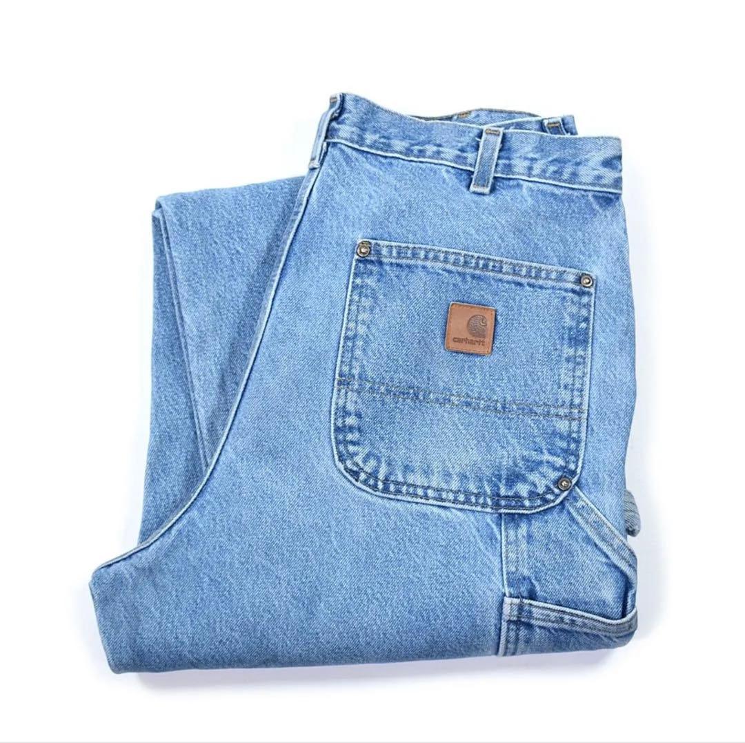 断*K様 Carhartt カーハート ダブルニーデニム メキシコ製 W34 L