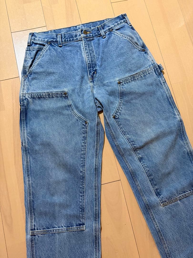 断*K様 Carhartt カーハート ダブルニーデニム メキシコ製 W34 L