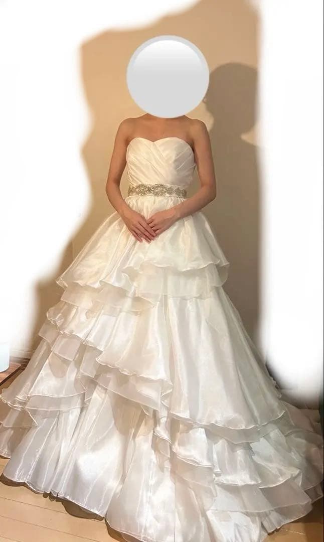 ウエディングドレス　クリーニング済　7号〜11号 Ａライン