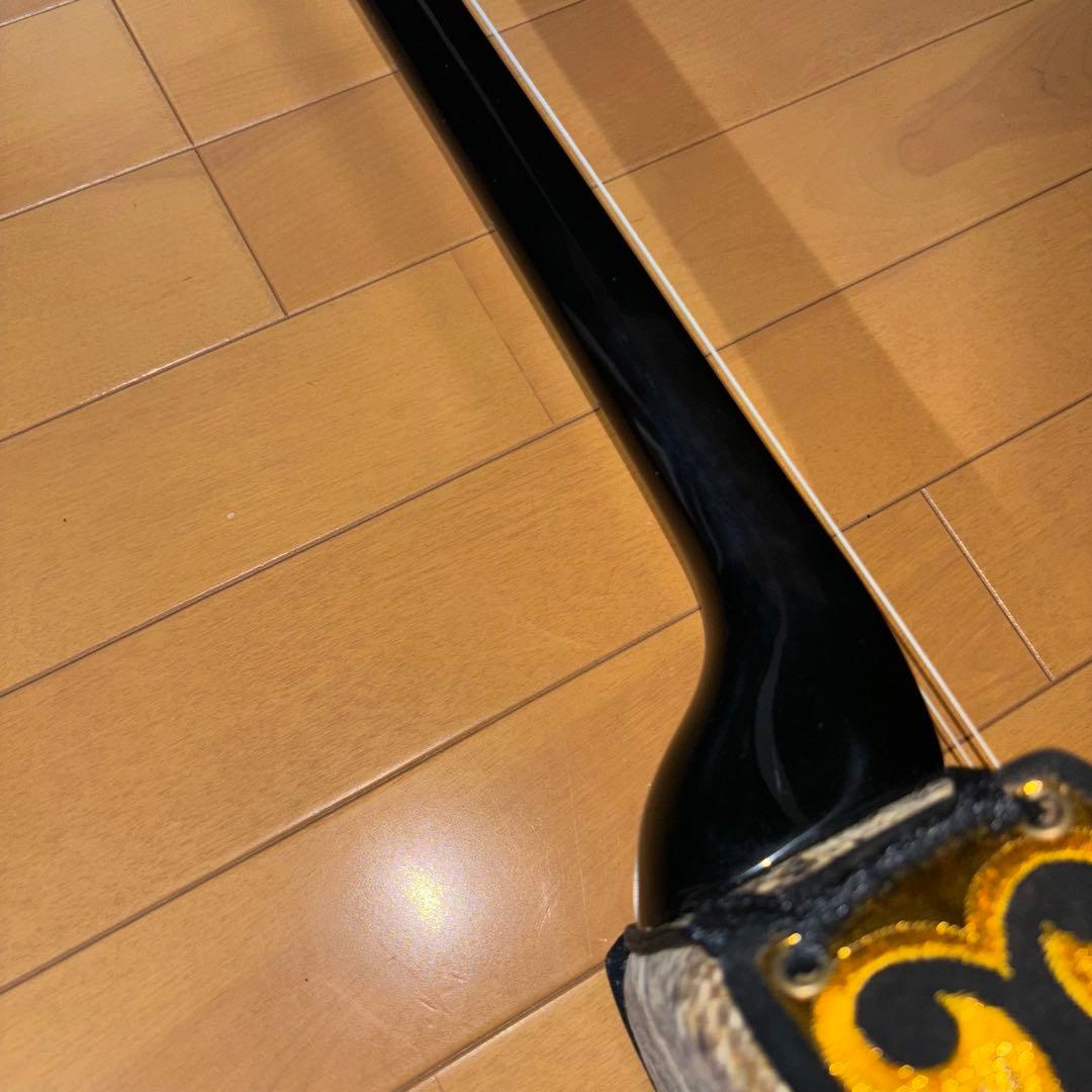 沖縄三線 蛇皮 三味線 ソフトケース付き