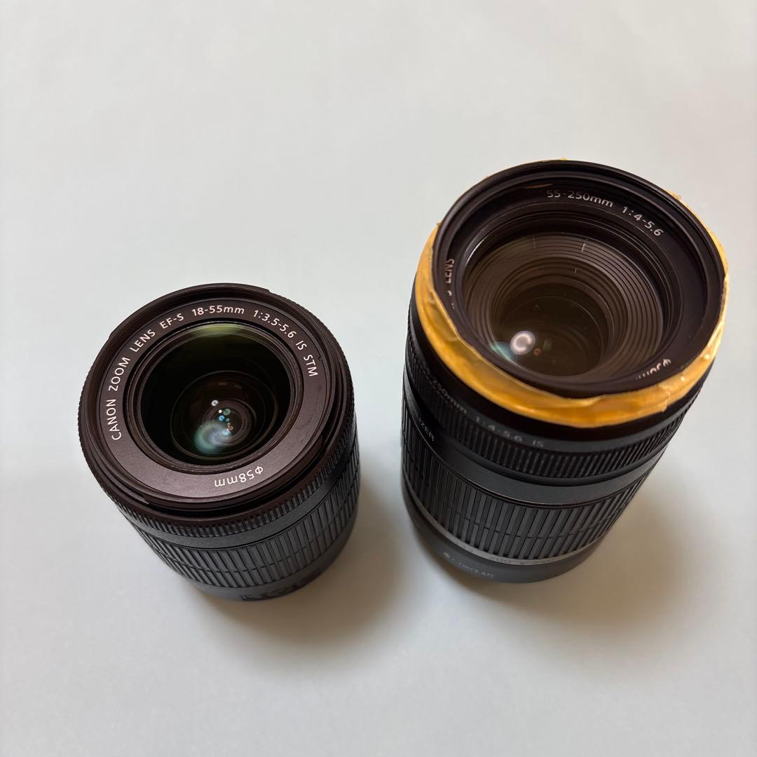 Canon ズームレンズ EF-S 18-55mm & 55-250mm