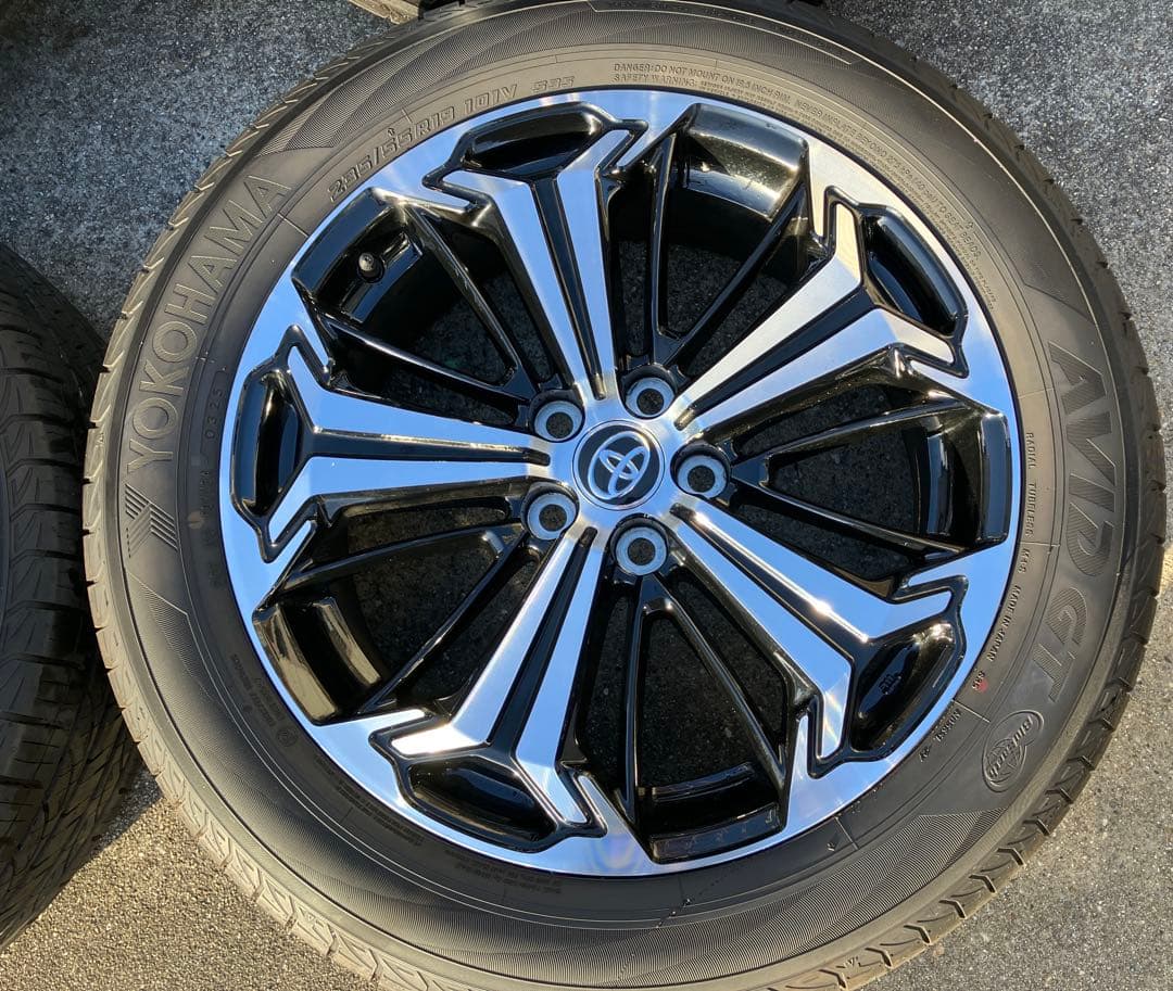 【ピー助】 RAV4 PHV 19インチ 純正ホイール＋タイヤ４本セット