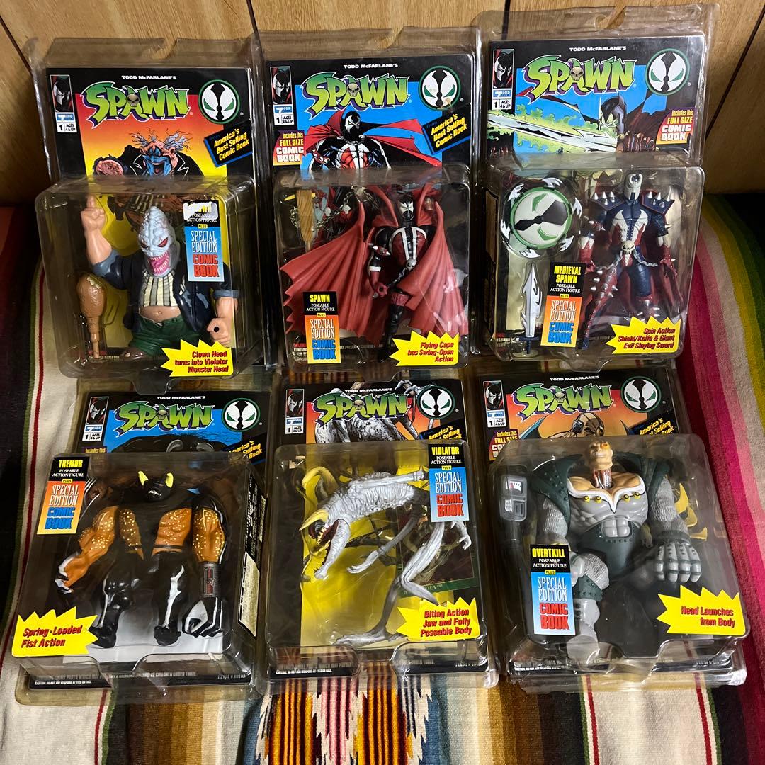 スポーンシリーズ①11点セットBOOK付きブリスターパックおまけアンジェラ