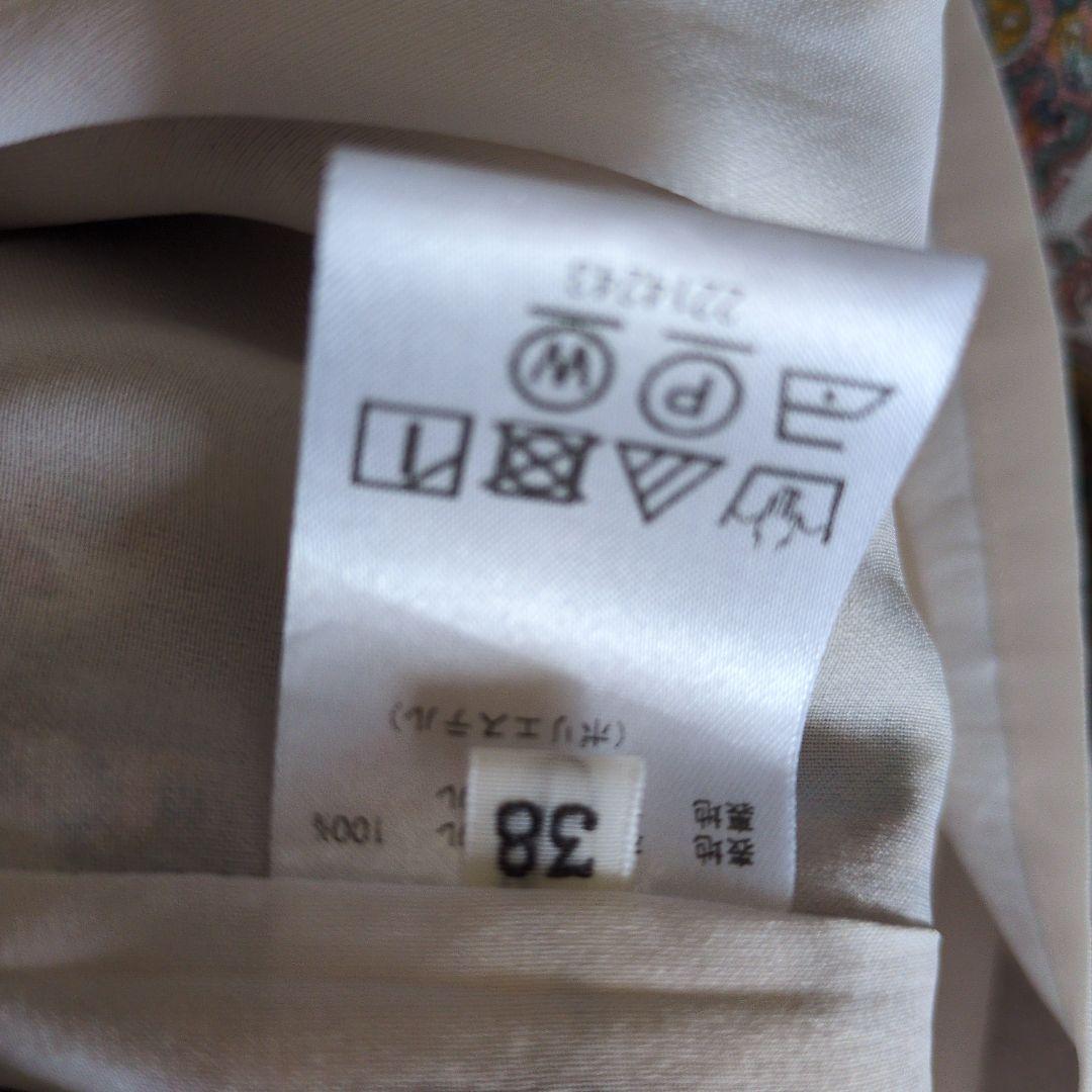 専用　SCAPA 花柄 半袖 ロングワンピース