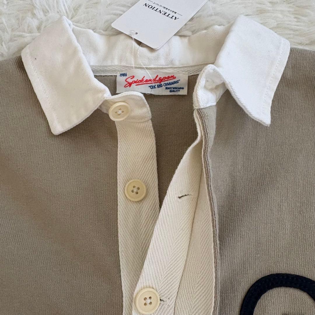 新品　スピックアンドスパン 23秋冬 ラガーシャツ　ロンT フリーサイズ