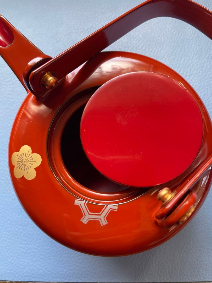 屠蘇器　お屠蘇セット　華やか　豪華　本漆塗り　桐箱　楽山　木製