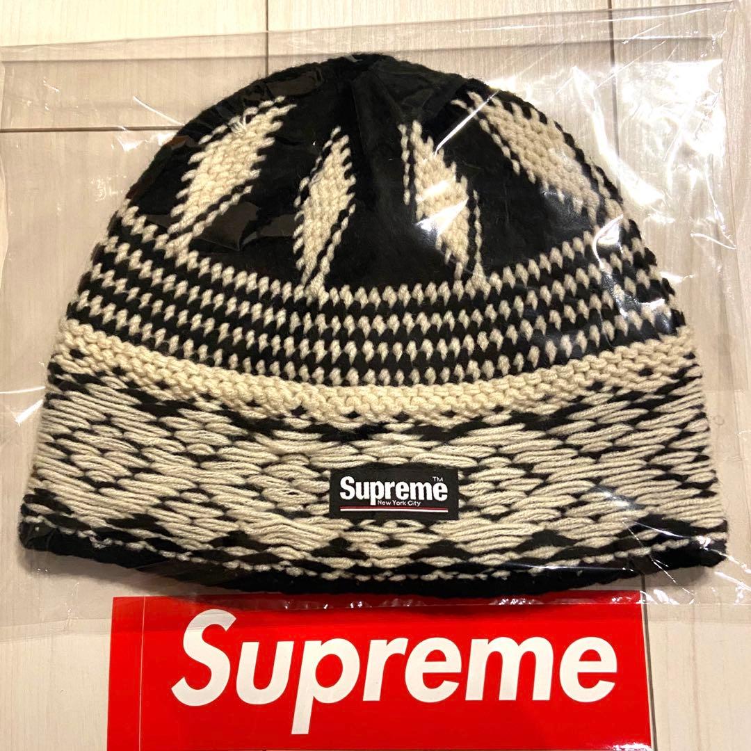 【新品】 Supreme 24FW Diamond Beanie 黒