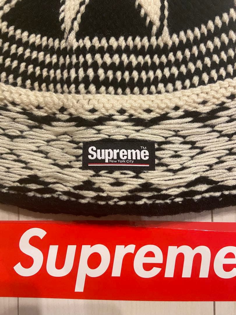 【新品】 Supreme 24FW Diamond Beanie 黒