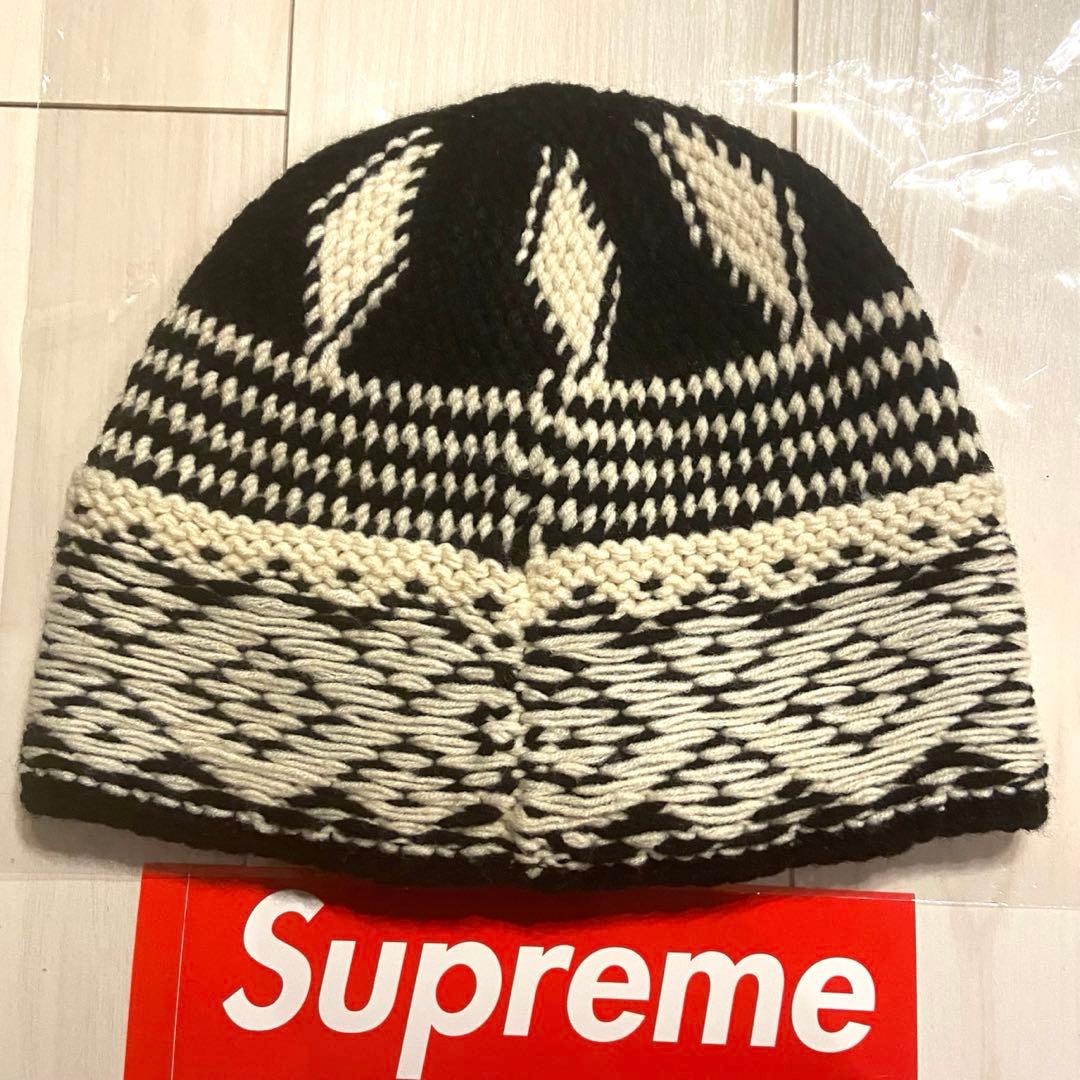【新品】 Supreme 24FW Diamond Beanie 黒