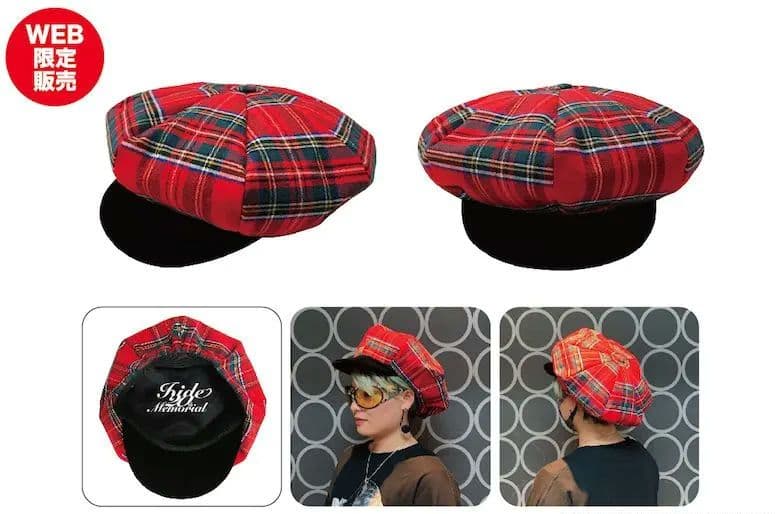 【hide 愛用】キャスケット［hide 20th Memorialグッズ］