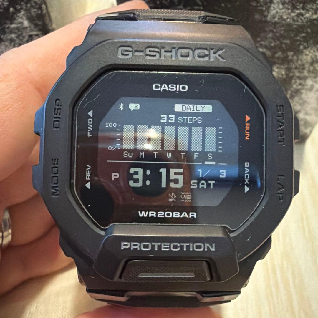 G-SHOCK CASIO WR20BAR デジタル腕時計