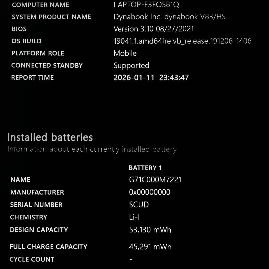 タッチ Dynabook 良好 超軽量 爆速11世代i5 16GB 512G 7
