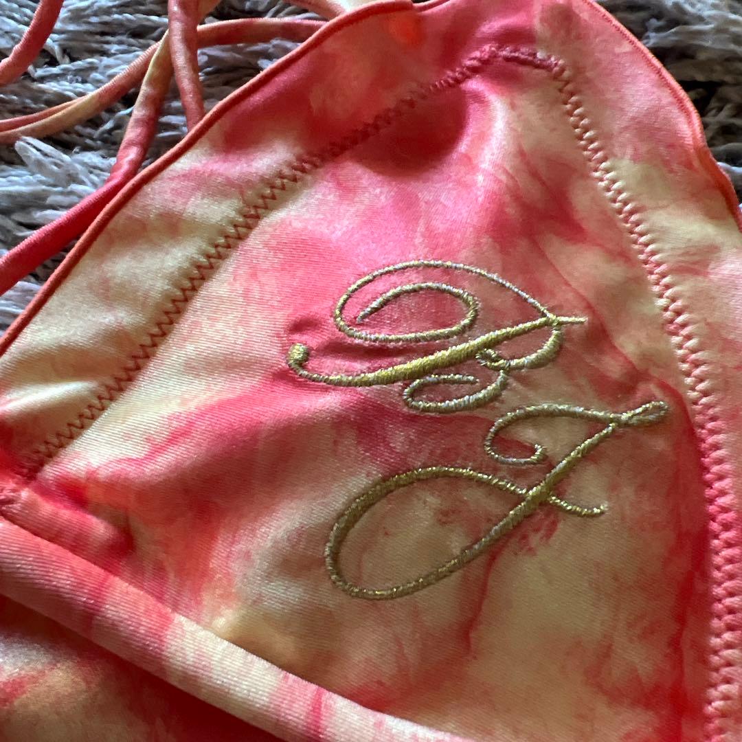 ベストボディジャパン公式ビキニ　マーブルオレンジ　Sサイズ