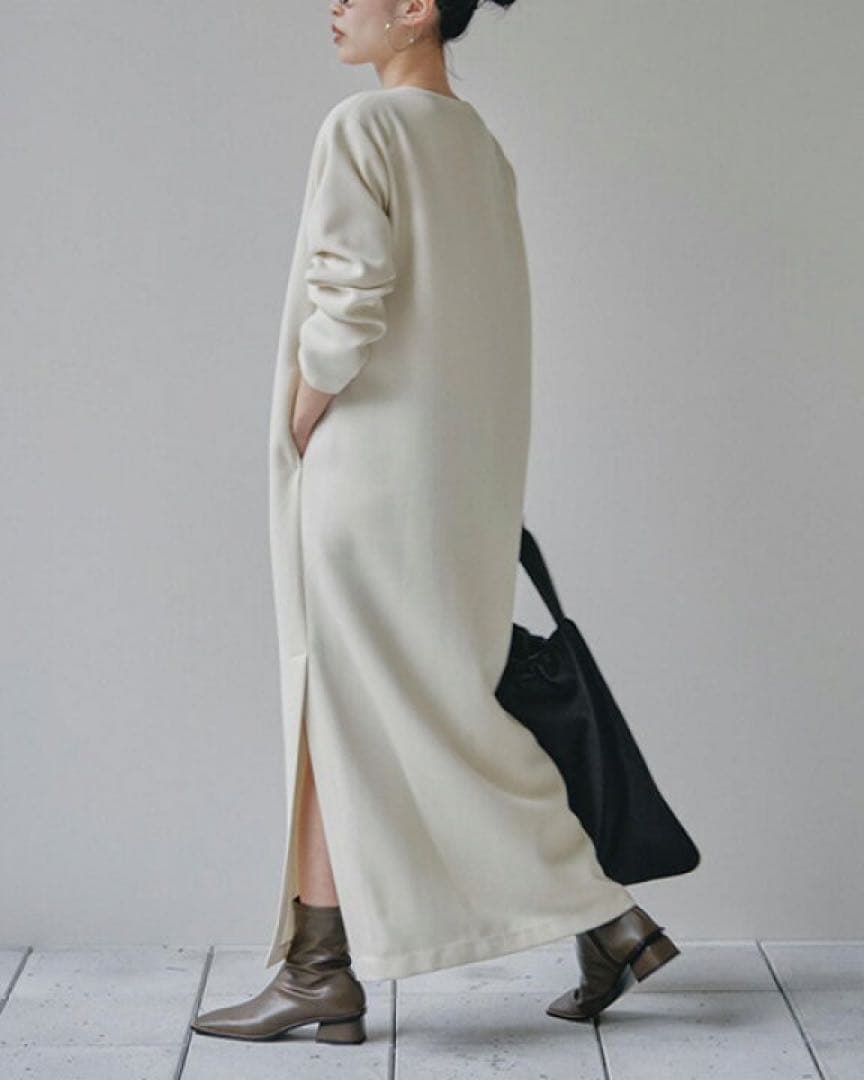 大幅値下げ中！todayful Vneck Slit Dress