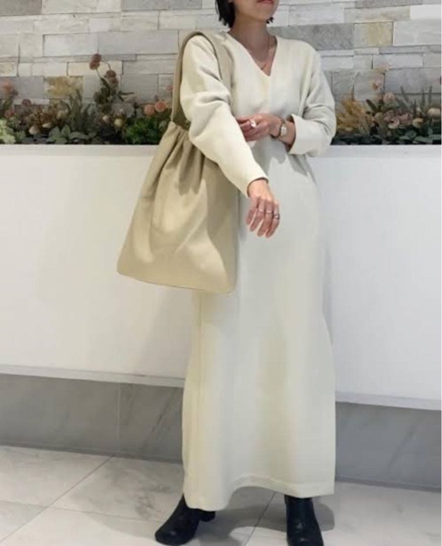 大幅値下げ中！todayful Vneck Slit Dress