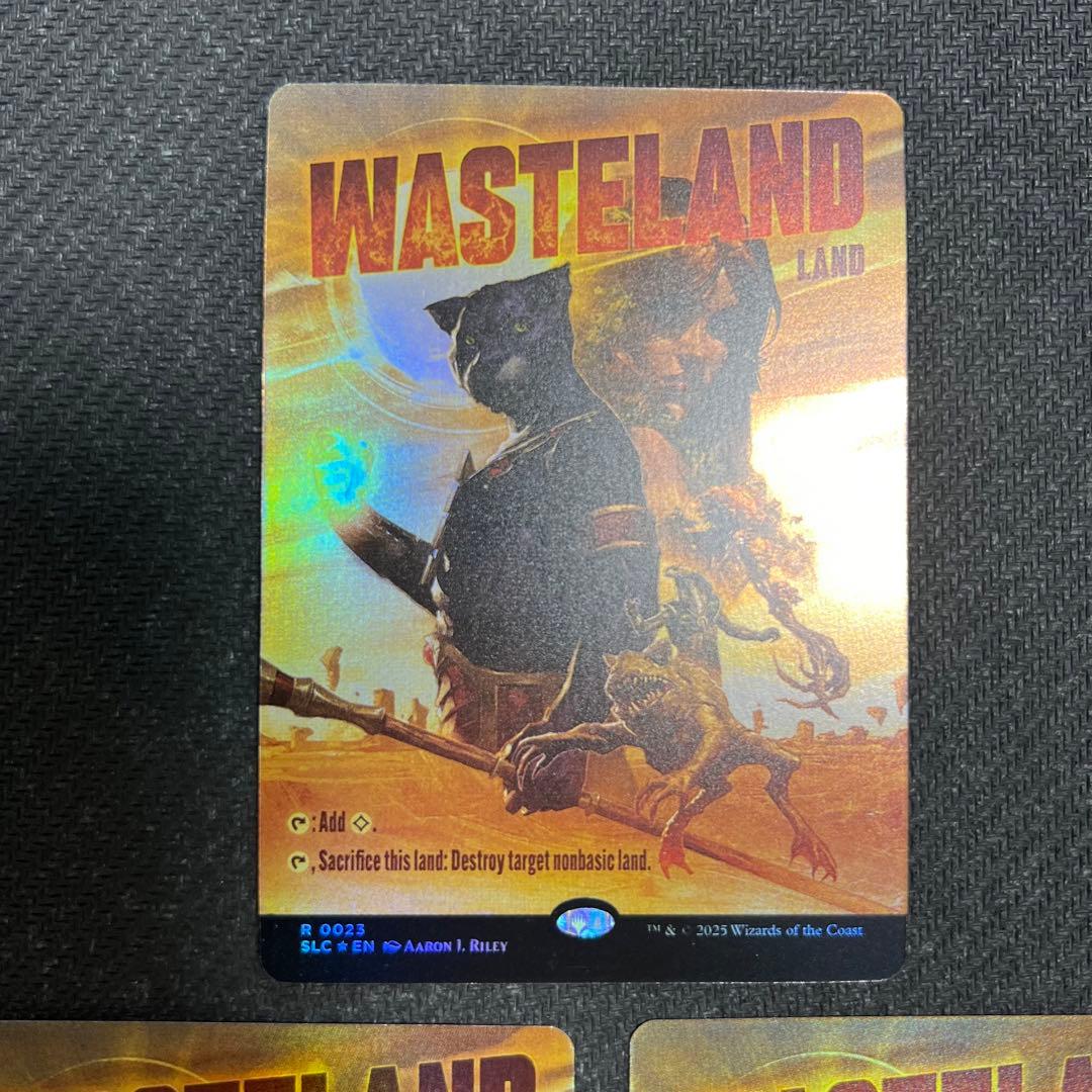 SLD 不毛の大地 英語版ボーダーレス foil 3枚セット