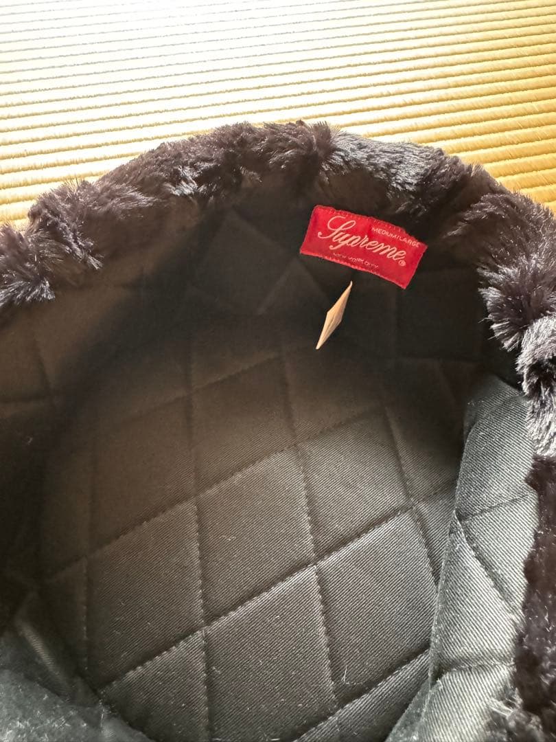 帽子 supreme Ushanka Hat black M/L