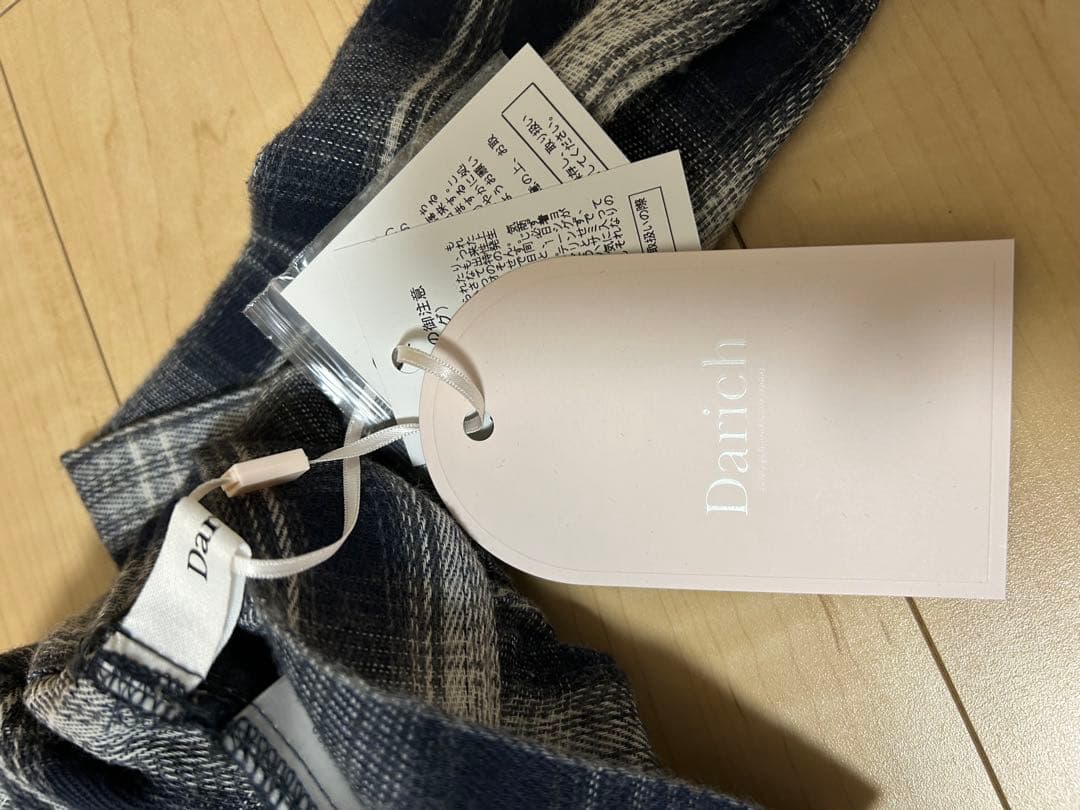 レイヤードチェックショートパンツ