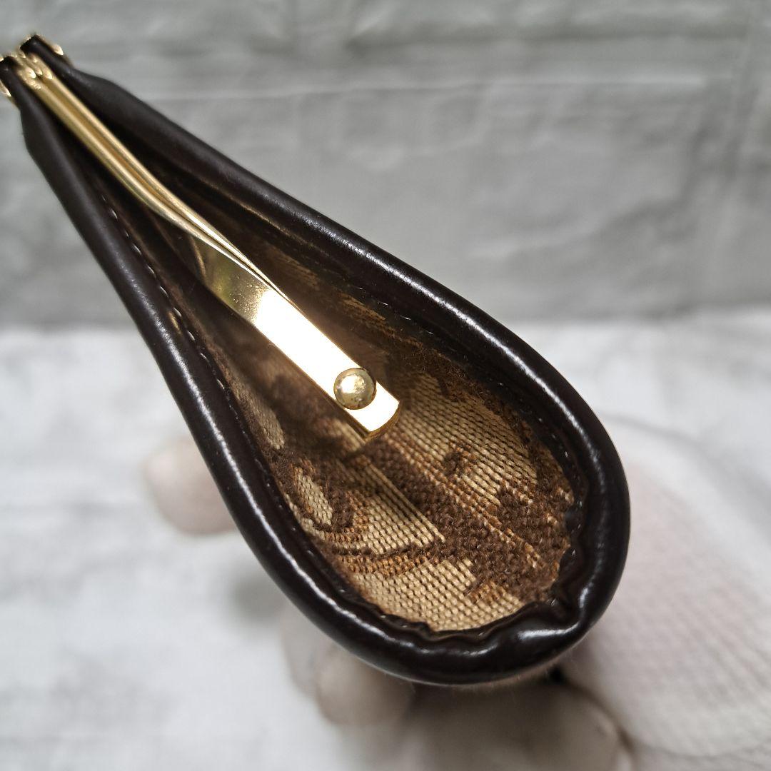 ✨️超美品✨️オールドディオール☆トロッター柄　がま口　小銭入れ　ヴィンテージ