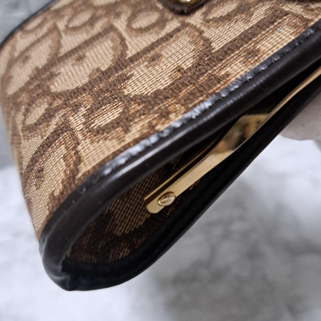 ✨️超美品✨️オールドディオール☆トロッター柄　がま口　小銭入れ　ヴィンテージ