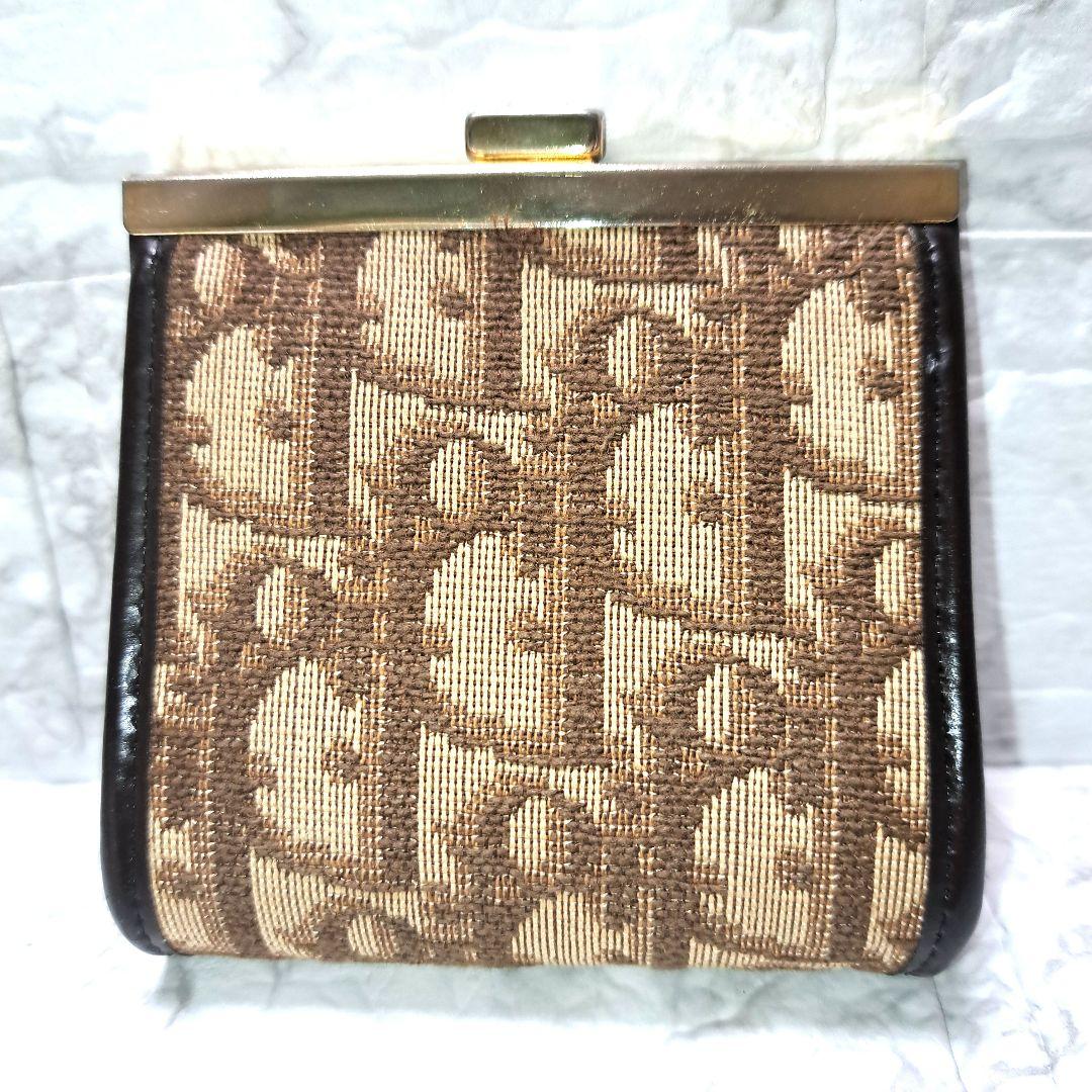 ✨️超美品✨️オールドディオール☆トロッター柄　がま口　小銭入れ　ヴィンテージ