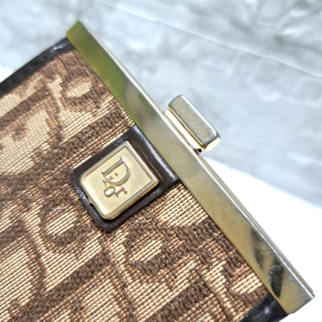 ✨️超美品✨️オールドディオール☆トロッター柄　がま口　小銭入れ　ヴィンテージ