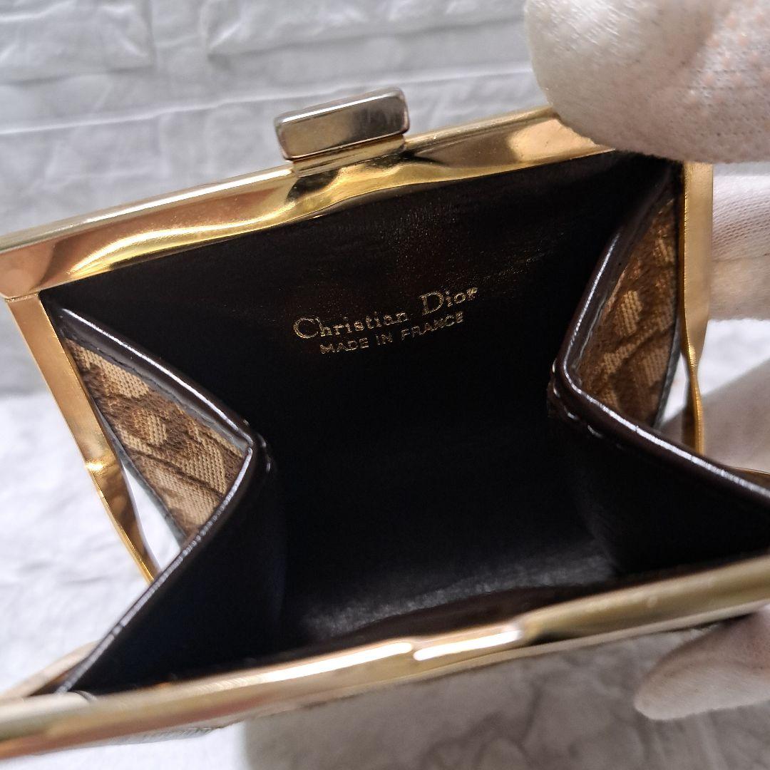 ✨️超美品✨️オールドディオール☆トロッター柄　がま口　小銭入れ　ヴィンテージ