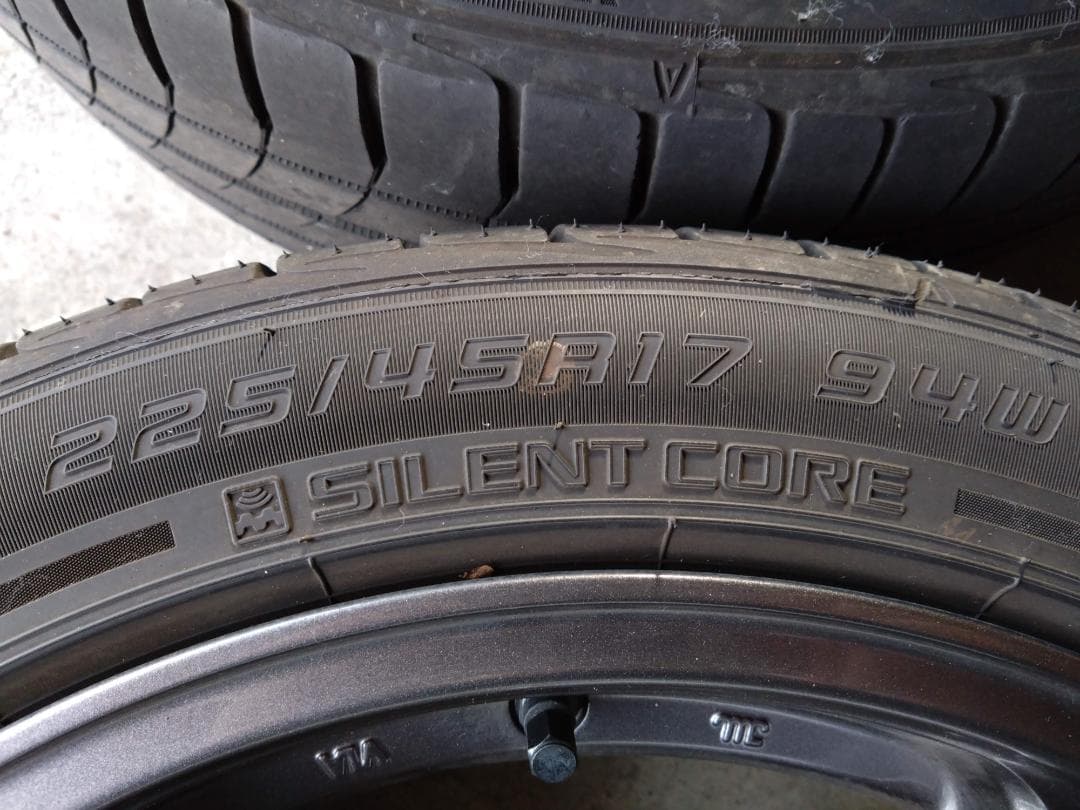 手渡し限定 エンケイ PF05 17インチ 7.5J 45 5H 100