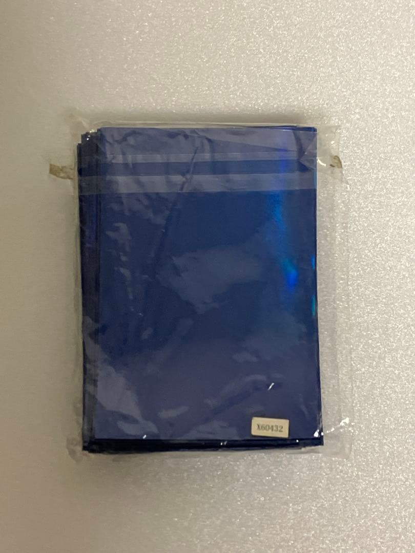 遊戯王 スリーブ 初期 ロゴ 青 ブルー 機械の叛乱 62枚