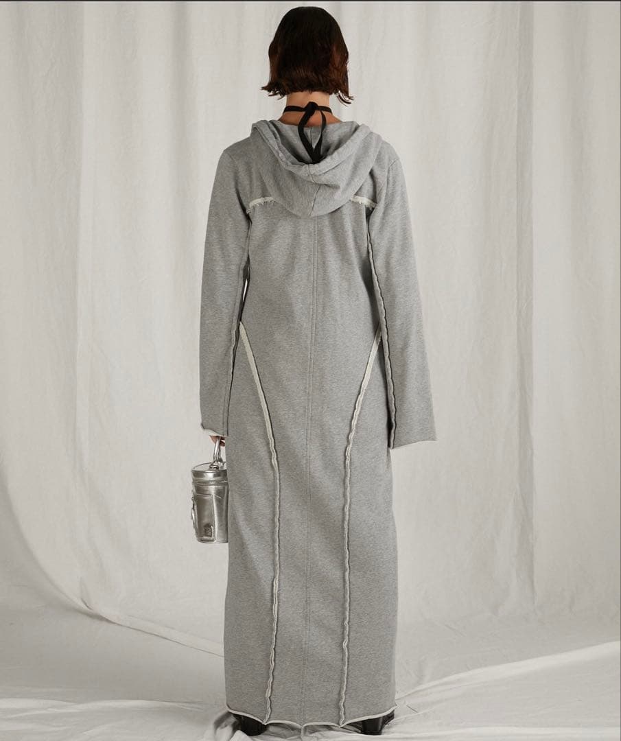 PRANK PROJECT ジップフードスウェットワンピース