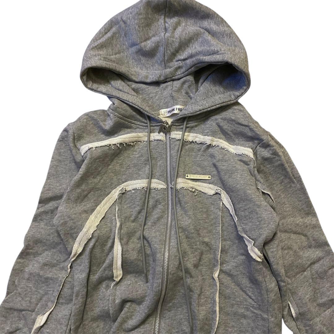 PRANK PROJECT ジップフードスウェットワンピース