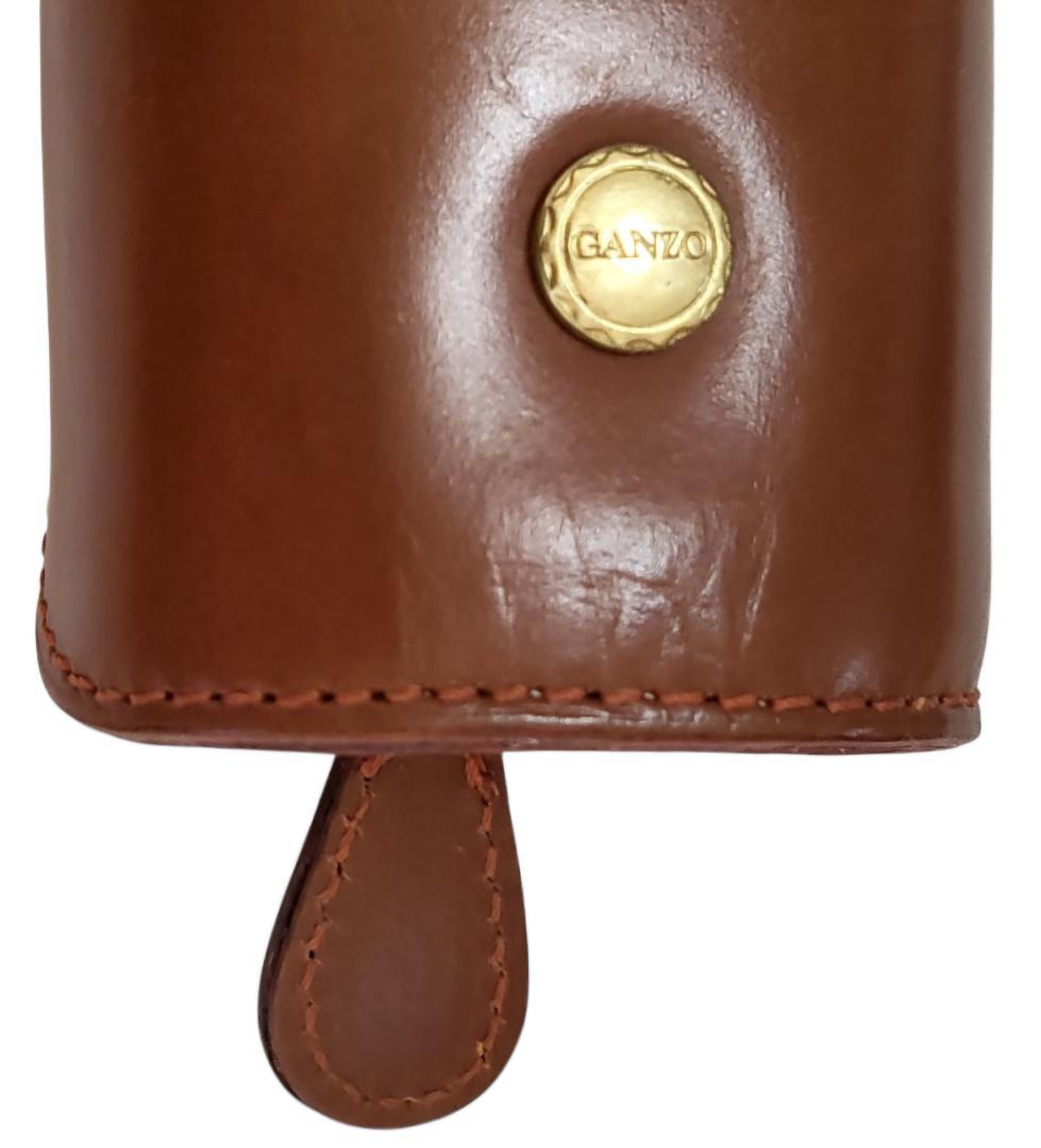 ☆美品 GANZO ／ ガンゾ 立体キーポーチ キーケース キーリング !!