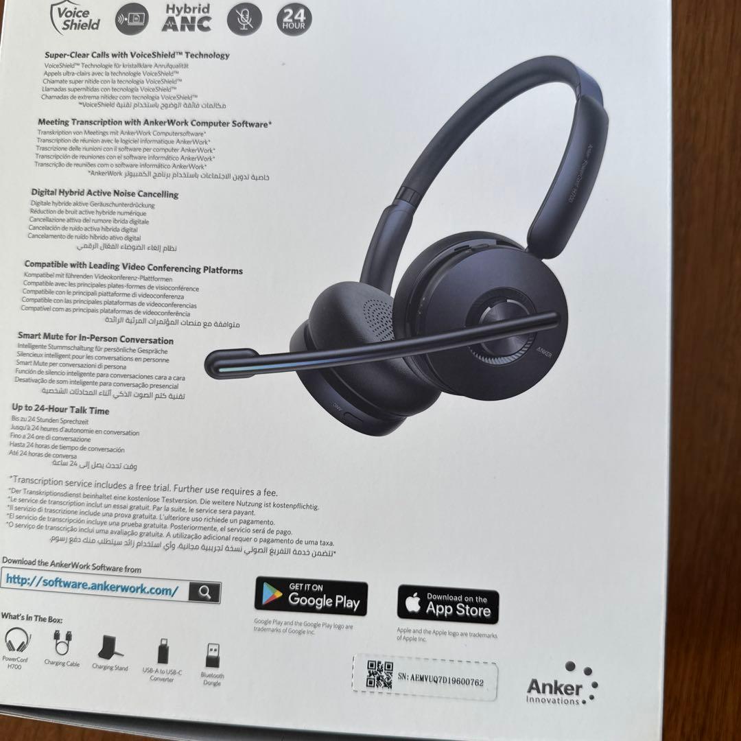 Anker PowerConf H700 ワイヤレスヘッドホン