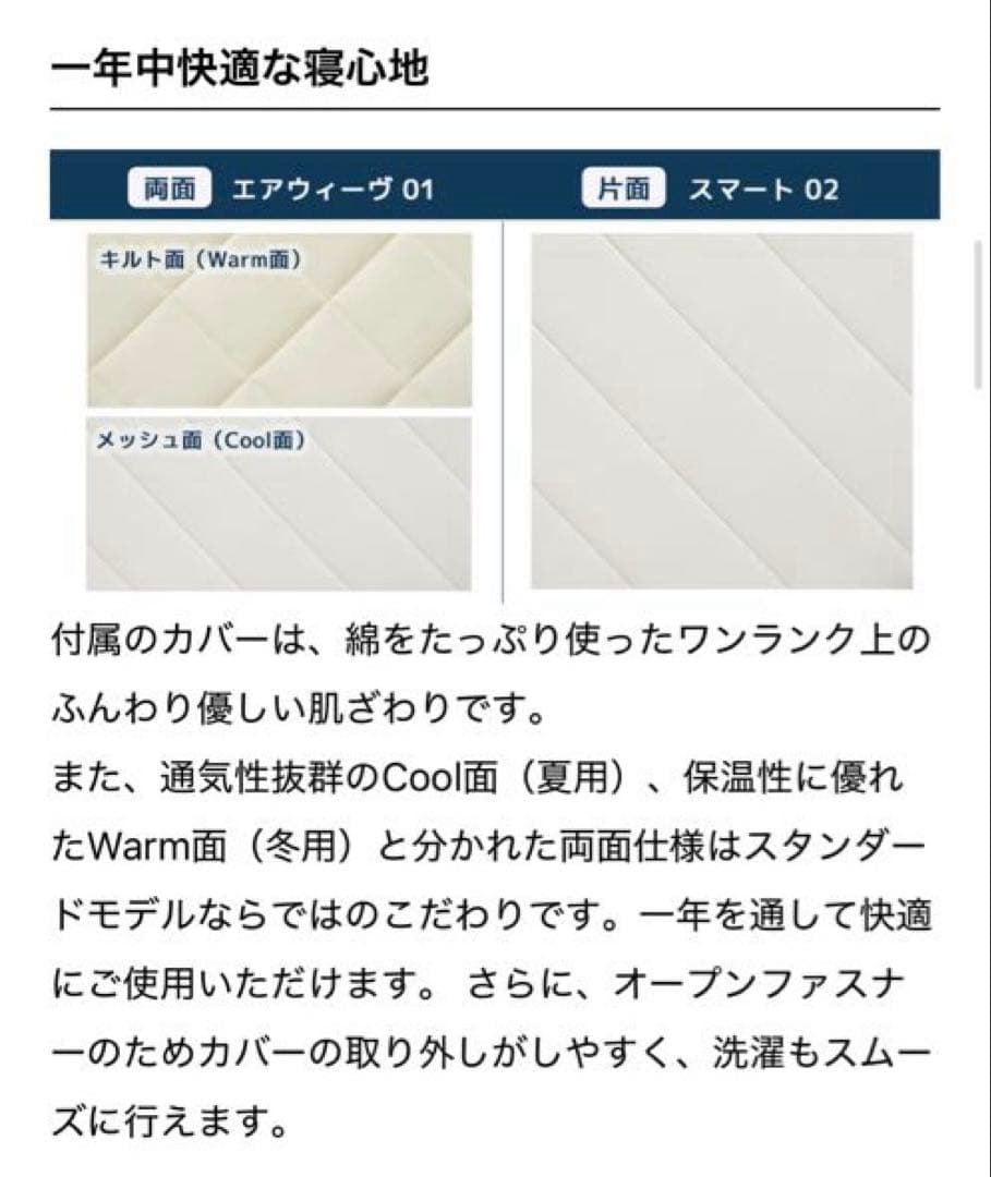 エアウィーヴ　01 ダブル